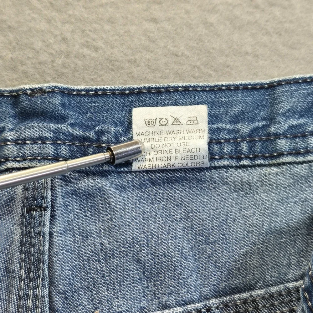 Key Men's Denim Carpenter Blue Jeans Straight Leg Size 42x30‎ Actual 41x30